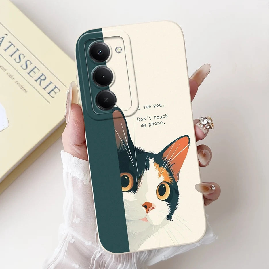 Capa para Xiaomi Redmi 15 4G e 5G | Panda e Coelho | Silicone Flexível Antichoque | Proteção Premium para Celular