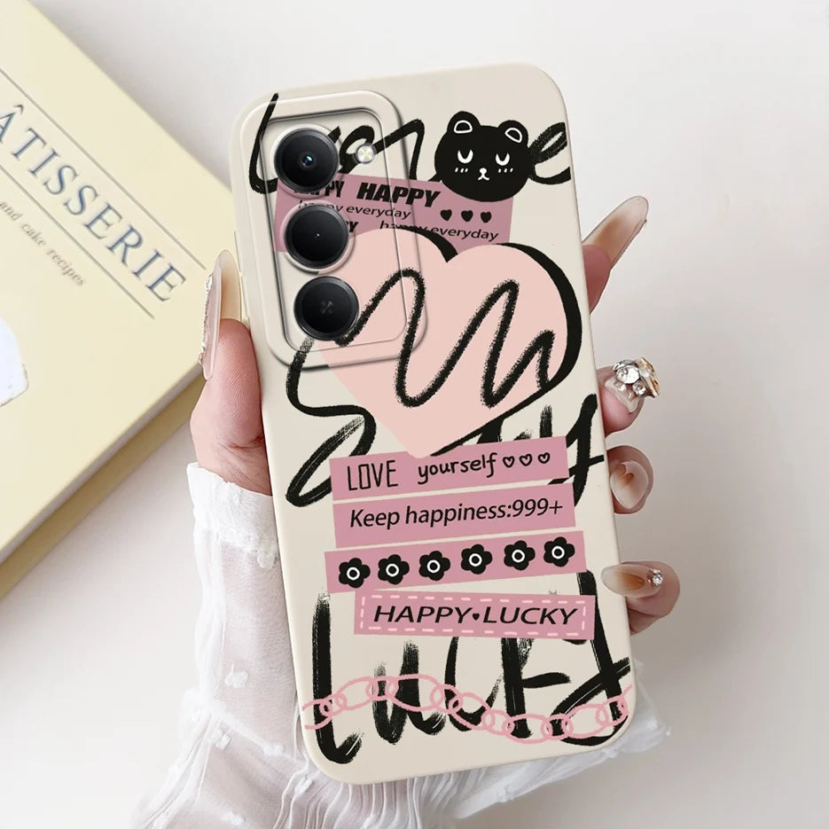 Capa para Xiaomi Redmi 15 4G e 5G | Panda e Coelho | Silicone Flexível Antichoque | Proteção Premium para Celular