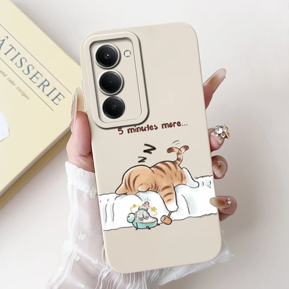 Capa para Xiaomi Redmi 15 4G e 5G | Panda e Coelho | Silicone Flexível Antichoque | Proteção Premium para Celular
