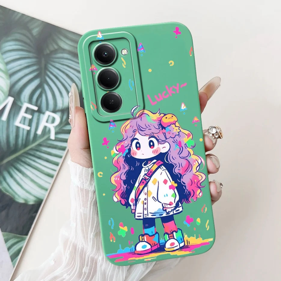 Capa para Xiaomi Redmi 15 4G e 5G | Panda e Coelho | Silicone Flexível Antichoque | Proteção Premium para Celular