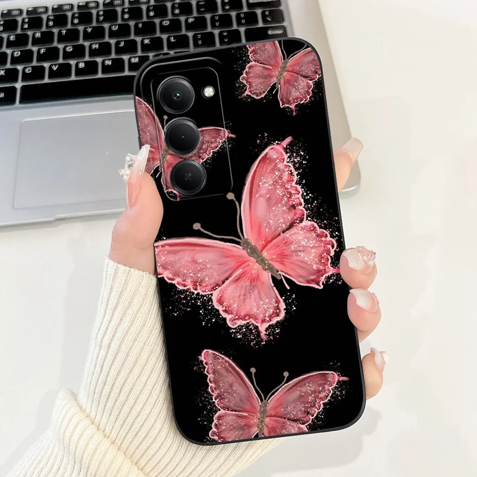 Capa para Xiaomi Redmi 15 4G e 5G | Panda e Coelho | Silicone Flexível Antichoque | Proteção Premium para Celular