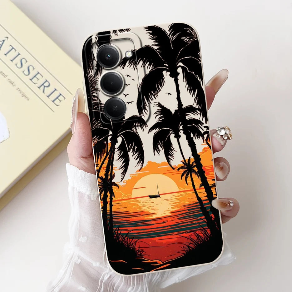 Capa para Xiaomi Redmi 15 4G e 5G | Panda e Coelho | Silicone Flexível Antichoque | Proteção Premium para Celular