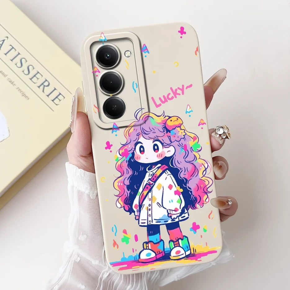 Capa para Xiaomi Redmi 15 4G e 5G | Panda e Coelho | Silicone Flexível Antichoque | Proteção Premium para Celular