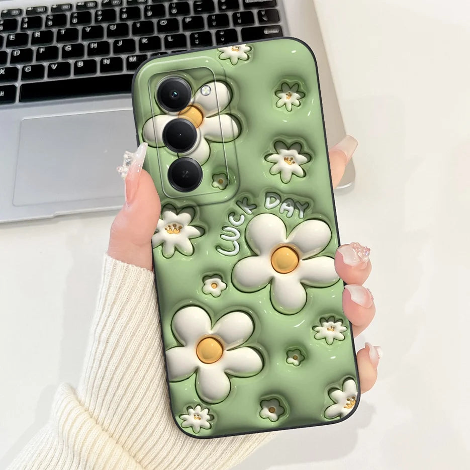 Capa para Xiaomi Redmi 15 4G e 5G | Panda e Coelho | Silicone Flexível Antichoque | Proteção Premium para Celular