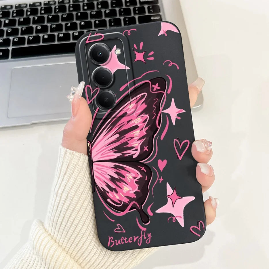Capa para Xiaomi Redmi 15 4G e 5G | Panda e Coelho | Silicone Flexível Antichoque | Proteção Premium para Celular
