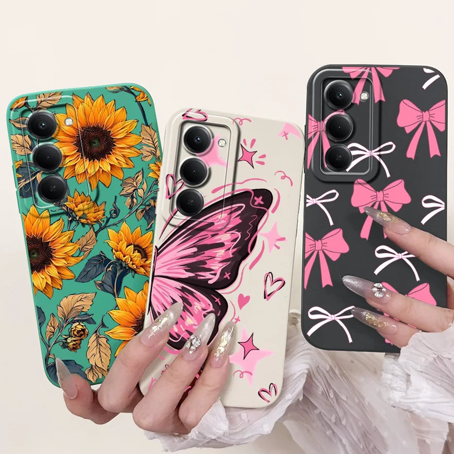 Capa para Xiaomi Redmi 15 4G e 5G | Panda e Coelho | Silicone Flexível Antichoque | Proteção Premium para Celular