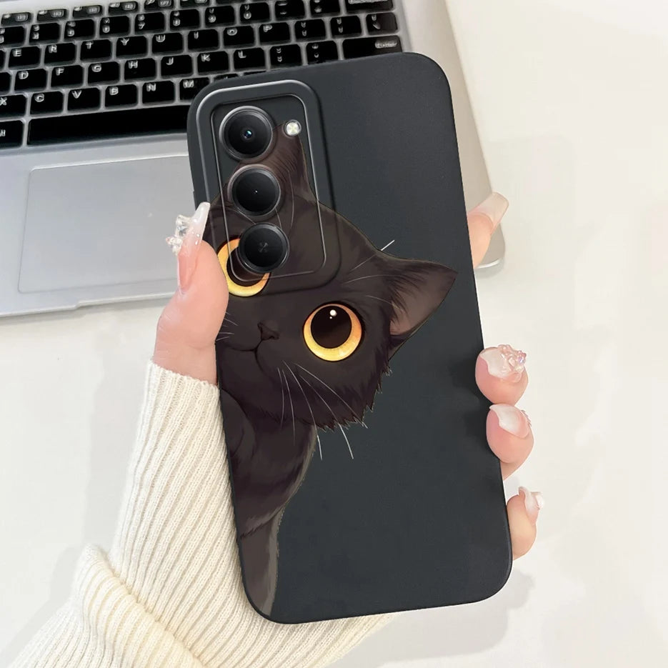 Capa para Xiaomi Redmi 15 4G e 5G | Panda e Coelho | Silicone Flexível Antichoque | Proteção Premium para Celular